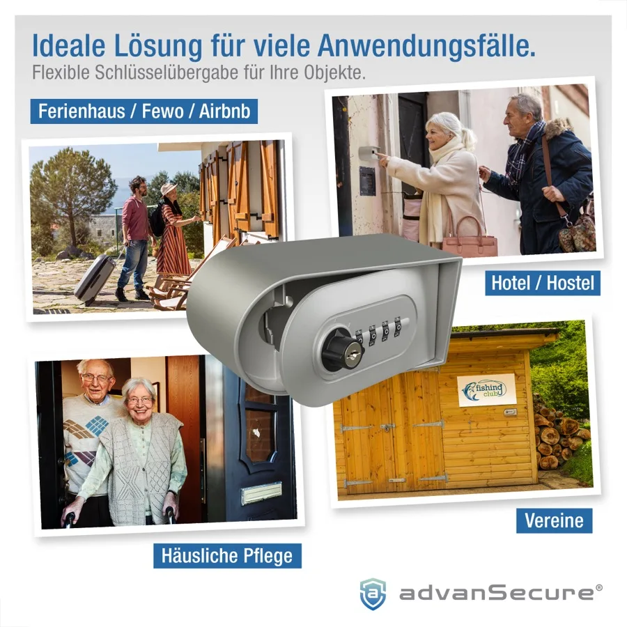 Schlüssel-Tresor M4 – Einsatzbereiche